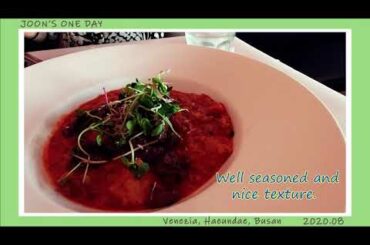 Little Italy in Busan. Restaurant Venezia 부산 해운대 레스토랑 베네치아 // VLOG 2020.08