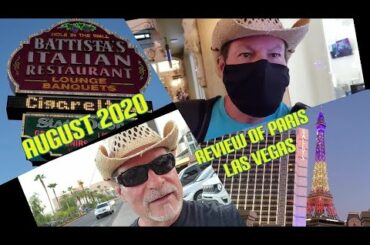 Review of Paris Las Vegas, eating at Battista's Hole in the Wall, and Walking the Las Vegas Strip!