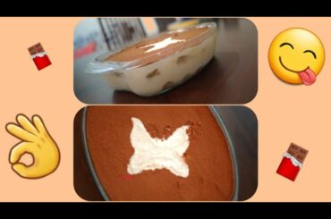 Tiramisu - Italian dessert, no baking, no cooking, kids will love it.. delicious recipe at home