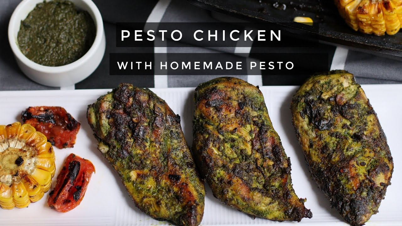 How To Make Pesto Chicken With Homemade Pesto | Italian Style Chicken Recipe | Chicken recipes How To Make Pesto Chicken With Homemade Pesto | Italian Style Chicken Recipe | Chicken recipes