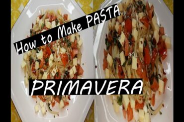 How to Make PASTA PRIMAVERA / lutoluto version