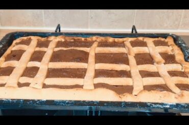 How to make Crostata alla Cioccolata (pie w Chocolate Spread)| Italian Snack!| Baking Ideas