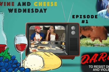 Wine and Cheese Wednesday Ep. 1: Anciano Red Blend and DaVinci Pinot Grigio
