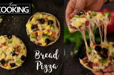 Bread Pizza | Quick Pizza | Homemade Pizza