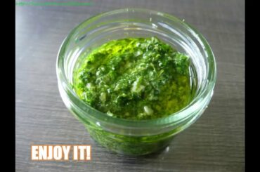 CHOPPED HERBS SAUCE WITH THE ITALIAN RECIPE/BATTUTO/SALSA DE HIERBAS A LA ITALIANA