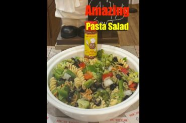 Amazing Italian Pasta Salad Recipe/Cooking With Frankie Meatball