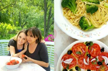 VEGAN ITALIAN FOOD w/ my family!