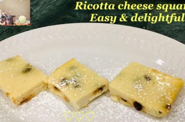 Quick simple ricotta cake recipe | Italian desserts