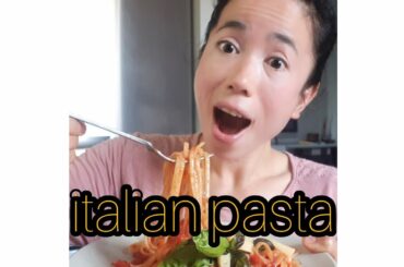 RATE ME 1 TO 10..🤣🤣FIRST TRY ..COOKING ITALIAN PASTA😋😋