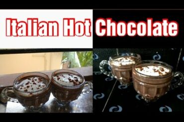 Italian Hot Chocolate || Cioccolata Calda || Faza's Recipe ||