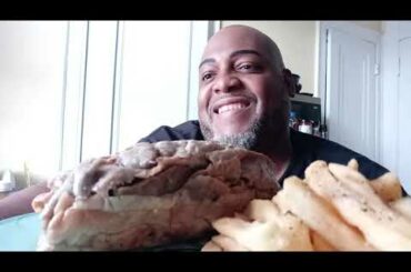 MUKBANG - ITALIAN BEEF WITH GYROS MEAT & FRIES!!