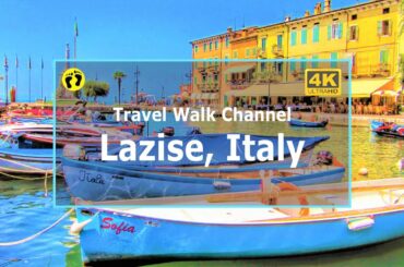 Lazise, Lake Garda, Italy, Walking Tour with ambient music