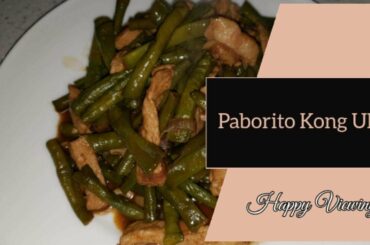 ADOBONG  SITAW WITH WINE