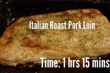 Italian Roast Pork Loin Recipe
