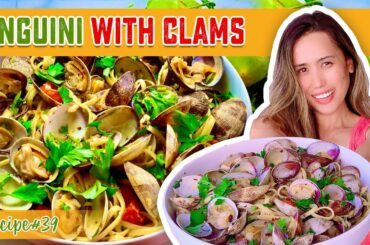 DELICIOUS LINGUINE WITH CLAMS (ITALIAN STYLE) /HOW TO MAKE LINGUINE PASTA RECIPE:QUICK AND EASY