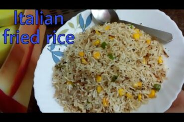 FRIED RICE RECIPE | ITALIAN FRIED RICE | TASTY LEFTOVER RICE RECIPE