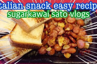 Italian easy recipe chili hotdog