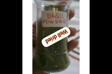 Dried basil for your italian 🍕 food