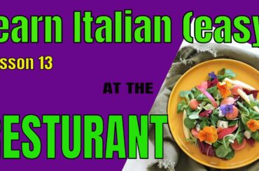 Learn Italian Language  for beginners( EASY WAY ) LESSON -13