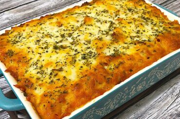 AMAZING Italian Baked Ziti Casserole Recipe Easy | HOW TO MAKE A BAKED ZITI CASSEROLE HOMEMADE
