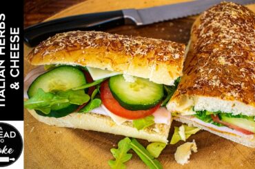 Sourdough Italian Herbs & Parmesan (Subway Style Bread)