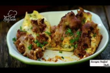 How to Make DELICIOUS STUFFED SHELLS | Lasagna Style