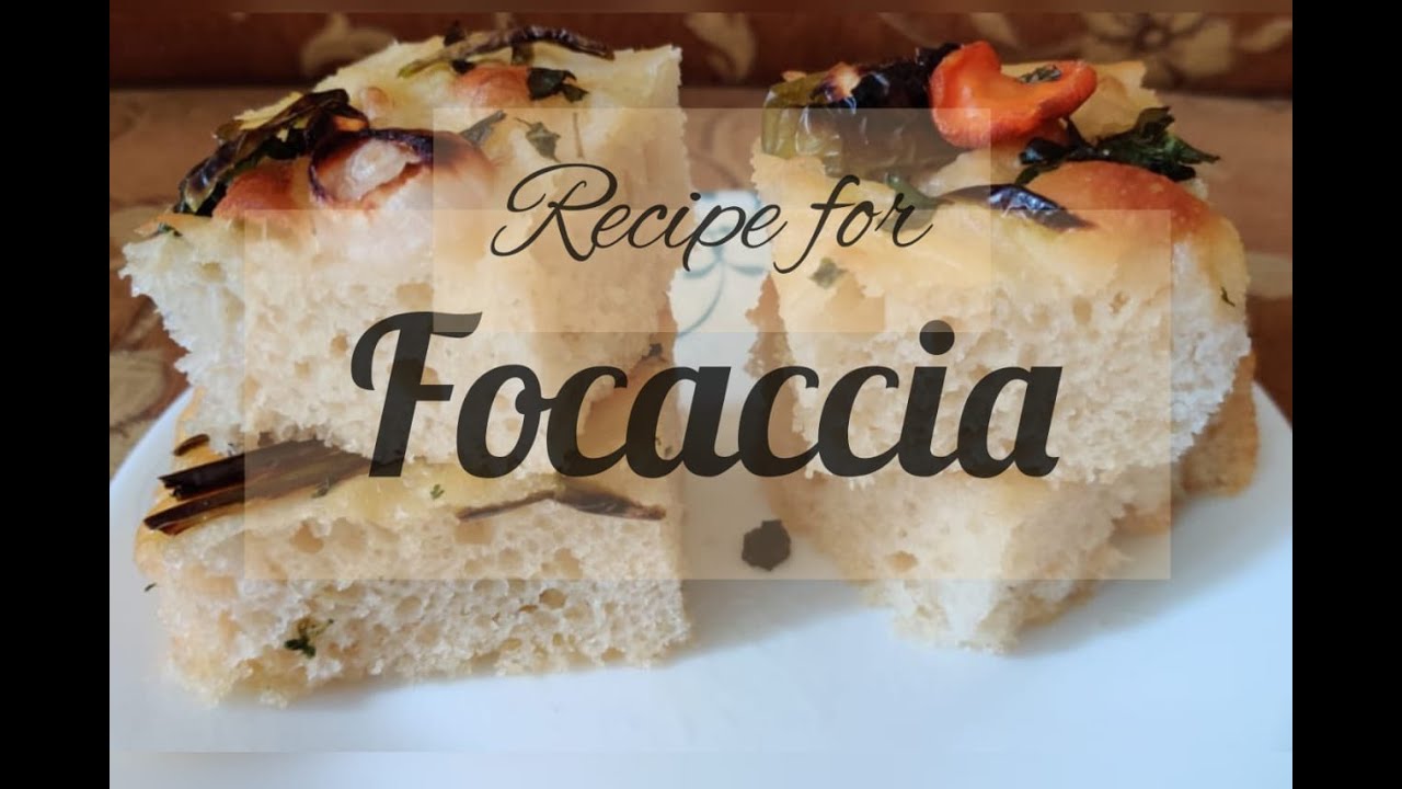 Italian Recipe — Focaccia | Homemade Focaccia Bread Italian Recipe -- Focaccia | Homemade Focaccia Bread