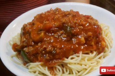 HOW TO MAKE CLASSIC SPAGHETTI WITH ITALIAN SAUSAGE