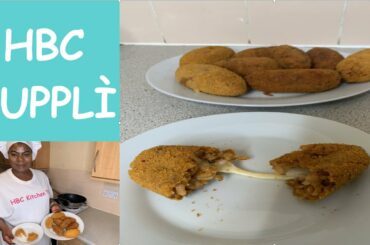 HOW TO MAKE HOMEMADE SUPPLÌ | ITALIAN RECEPE | RICE BALLS