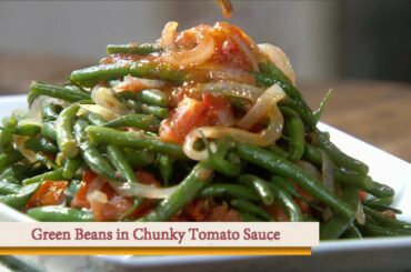 String Beans in Chunky Tomato Sauce
