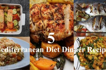 5 Mediterranean Diet Recipes | Dinner Recipes | A&A Homemade