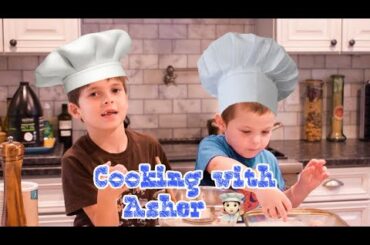Asher and Anson Cook Italian Meatballs with Nonna