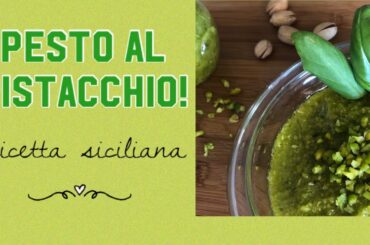 Pesto al pistacchio - siciliano - italian food