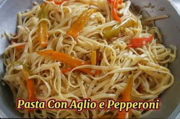 My version of PASTA CON AGLIO e Pepperoni/italian recipe/