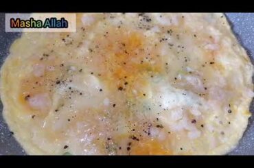 Delicious Cheese 🧀 Omelette recipe by Chef Rida in Italy