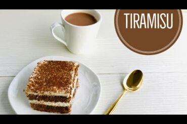 TIRAMISU | ITALIAN DESSERT | EASY TIRAMISU RECIPE | WITHOUT MASCARPONE CHEESE | WITHOUT LADYFINGER |