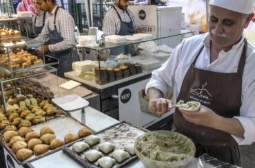 Italy Street Food. 'Sfogliatella' Sweet from Naples