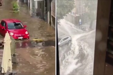 #ITALY FORTE TEMPORALE E GRANDINE in Piemonte, Asti | Hailstorm hits Asti,, Piedmont | 28.08.2020