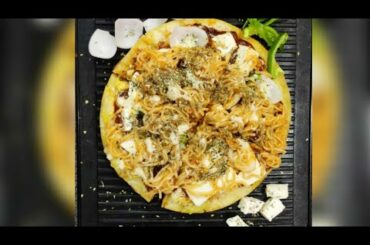 EGG NOODLES CHEESE PIZZA || MADE AT HOME ||WITHOUT OVEN || ITALIAN FOOD || STREETFOOD || JATIN MEHRA