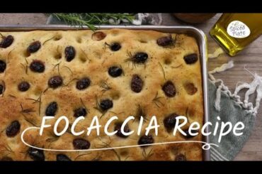 Homemade FOCACCIA - Easy Italian Bread Recipe!