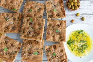 Whole Wheat Herb Focaccia Bread