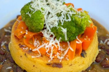 Polenta | Italian Cuisine |Healthy Ideas for Dinner |Lunch |Breakfast |Almost NO Oil | Without Eggs