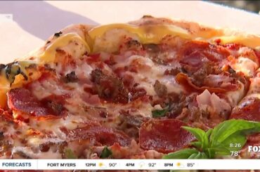 SWFL food truck shows off meat lovers pizza