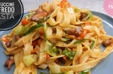 Chicken Fettuccine Alfredo Recipe - Italian Cuisine | পাস্তা রেসিপি |#pasta #fettuccinealfredo