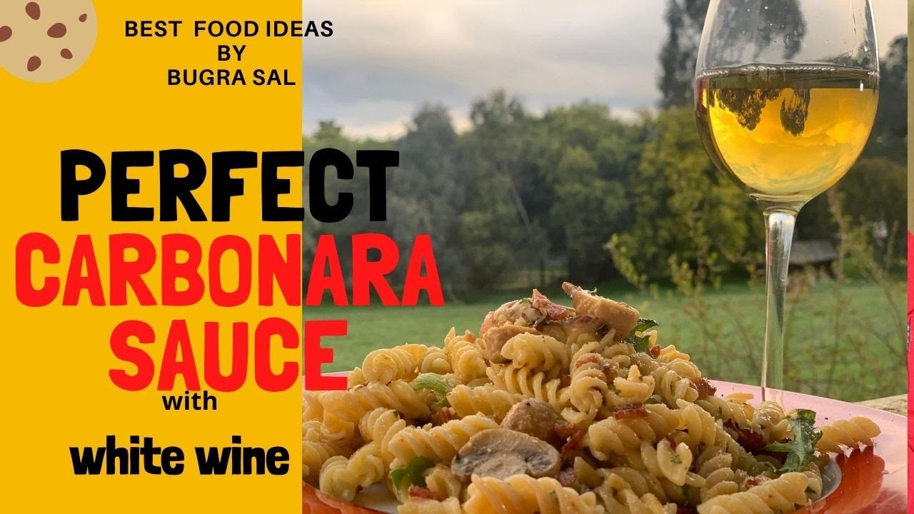 HOW TO MAKE GREAT CARBONARA SAUCE WITH WHITE WINE ( food ideas ) HOW TO MAKE GREAT CARBONARA SAUCE WITH WHITE WINE ( food ideas )