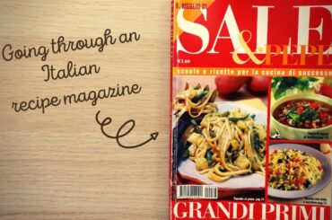 [ASMR] Going through Italian recipe magazine ( Sale&Pepe 'Grandi Primi') - Whispered