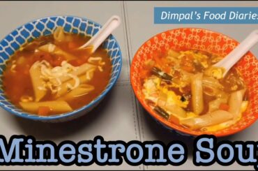 Minestrone Soup - a very popular Italian Soup | मिनिस्ट्रोने सूप | Homemade Vegetable Italian Soup |
