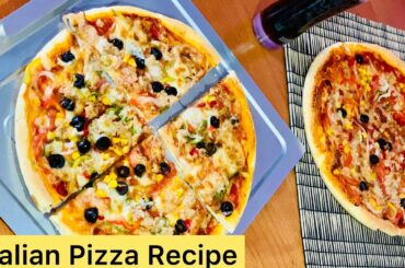 Italian pizza recipe | Restaurant Style Homemade Italian Pizza  | Hum Sab Ka  Kitchen