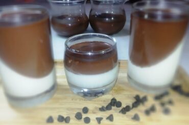 Vanilla & Chocolate Panna Cotta | Italian Dessert | Panna Cotta