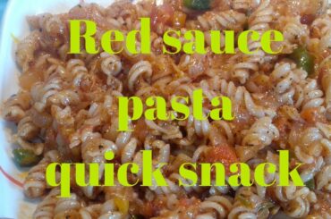 Red sauce pasta | Pasta in red sauce | Indo Italian Pasta |Pasta recipes indian